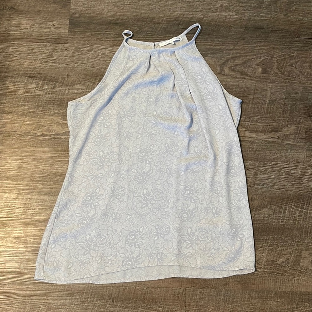 Grey printed blouse